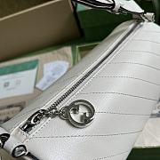 Gucci Blondie Small Shoulder Bag White 25x13x12cm - 5