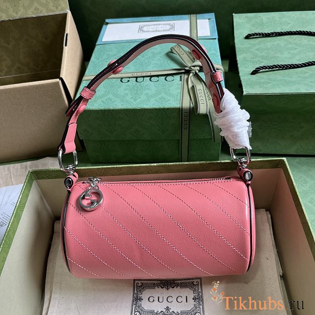 Gucci Blondie Mini Shoulder Bag Pink 18.5x10x10cm - 1