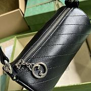 Gucci Blondie Mini Shoulder Bag Black 18.5x10x10cm - 3