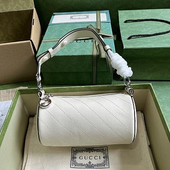 Gucci Blondie Mini Shoulder Bag White 18.5x10x10cm