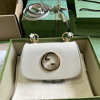 Gucci Blondie Mini Shoulder Bag White 21x13.5x7cm