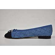 Chanel Ballet Flats Denim Blue - 4