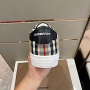 Burberry Albridge Check& Leather Low-top Sneakers - 4