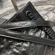 YSL Niki Shopping In Vintage Leather Black 33x27x11.5cm - 3