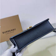 Burberry Mini TB Monogram Lock Bag Black 20x5.5x12.5cm - 4