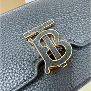 Burberry Mini TB Monogram Lock Bag Black 20x5.5x12.5cm - 2