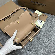 Burberry Mini TB Monogram Lock Bag Beige 20x5.5x12.5cm - 3