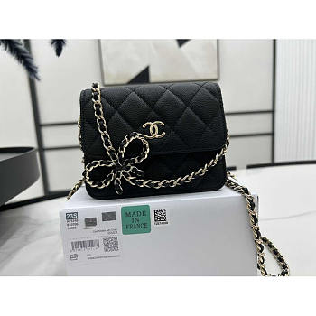 Chanel Mini Flap Caviar Black 13x5x10cm