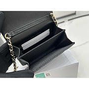 Chanel Mini Flap Caviar Black 13x5x10cm - 2