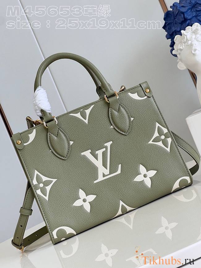 Louis Vuitton LV OnTheGo PM Khaki Green 25x19x11.5cm - 1