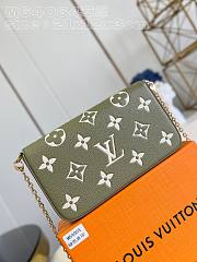 Louis Vuitton LV Félicie Pochette Green 21 x 12 x 3 cm - 3