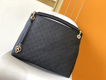 Louis Vuitton LV Artsy MM Handbag Black 41x32x22cm