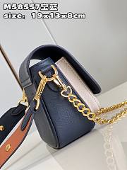 Louis Vuitton LV LockMe Tender Navy Blue 19 x 13 x 8 cm - 3