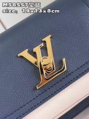 Louis Vuitton LV LockMe Tender Navy Blue 19 x 13 x 8 cm - 2