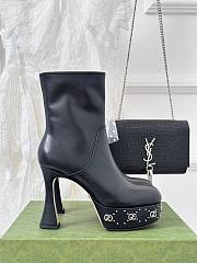 Gucci GG Studded Leather Ankle Boots 12.5cm - 1