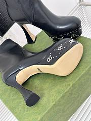 Gucci GG Studded Leather Ankle Boots 12.5cm - 5