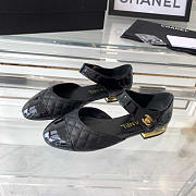 Chanel Mary Janes Patent Calfskin And Lambskin Black - 3