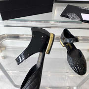 Chanel Mary Janes Patent Calfskin And Lambskin Black - 2