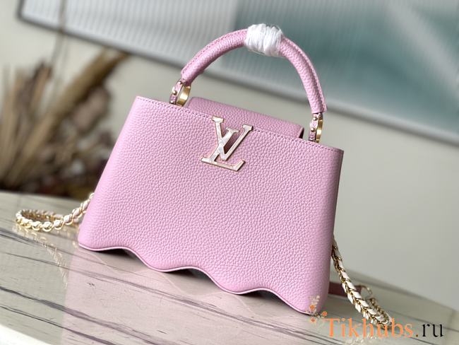Louis Vuitton LV Capucines BB Light Pink 27x18x9cm - 1