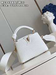 Louis Vuitton LV Capucines Mini White 21cm - 1