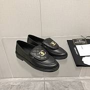 Chanel Mocasines Black Loafers - 1