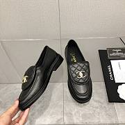 Chanel Mocasines Black Loafers - 3