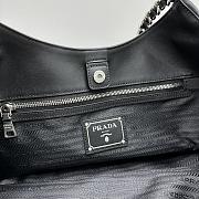 Prada Black Calfskin Chain Handle Tote Black 39x29x8cm - 2