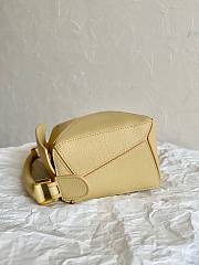 Loewe Light Yellow Puzzle Small Shoulder Bag 24x16x10cm - 4