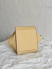 Loewe Compact Hammock Satin Calfskin Light Yellow 20.8x14.4x19.5cm - 5