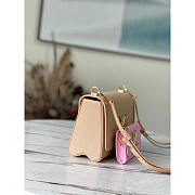 Louis Vuitton LV Twist And Twisty Epi MM Pink And Beige 23x17x9.5cm - 5