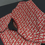 Valentino Toile Iconographe Light Short Dress Red - 5