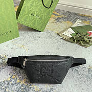 Gucci Jumbo GG Small Belt Bag Black 23x13x5cm - 1