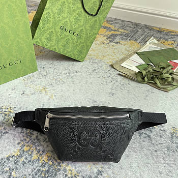 Gucci Jumbo GG Small Belt Bag Black 23x13x5cm