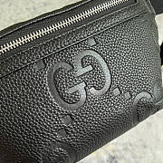 Gucci Jumbo GG Small Belt Bag Black 23x13x5cm - 2