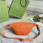 Gucci Jumbo GG Small Belt Bag Orange 23x13x5cm - 4