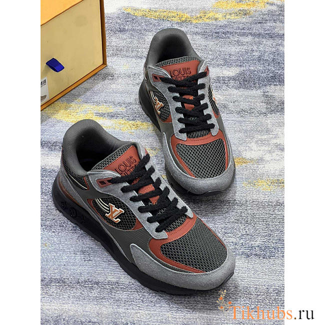 Louis Vuitton LV Run Away Sneakers Grey&Orange - 1