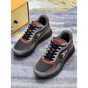 Louis Vuitton LV Run Away Sneakers Grey&Orange - 5