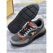 Louis Vuitton LV Run Away Sneakers Grey&Orange - 4