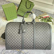 Gucci Savoy Large Duffle Bag Grey 52x30x29cm - 1