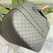 Gucci Savoy Large Duffle Bag Grey 52x30x29cm - 5