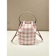 Prada Duet Printed Re-Nylon Bag Pink 22.5x17.5x12cm - 2