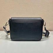 Prada Saffiano Leather Crossbody Bag Black 26x18x6.5cm - 5