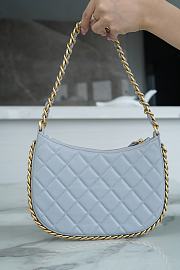 Chanel Hobo Blue Bag 15x23.5x2cm - 2