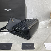YSL Loulou Small Chain Black Bag 23 x 17 x 9 cm - 6