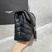 YSL Loulou Small Chain Black Bag 23 x 17 x 9 cm - 4