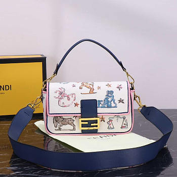 Fendi Baguette Bag with Fendi Astrology 27x15x6cm