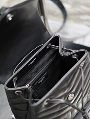 YSL Backpack Loulou Black 26×22×11cm - 6