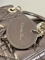 Dior Small Lady Iridescent and Metallic 20cm - 6