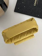 Chanel Yellow Pouch Caviar Gold 16x16x5.5cm - 6