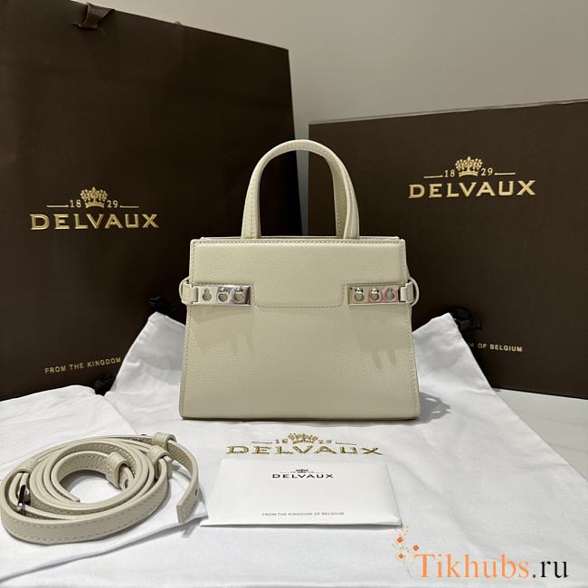 Delvaux White Crush Bag 19x7x15cm - 1